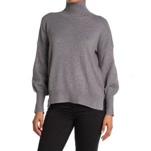 French Connection Balloon Sleeve Turtleneck Sweater